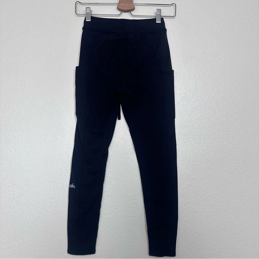 Alo Yoga 7/8 Checkpoint Drawstring Jogger in Black Size XXS